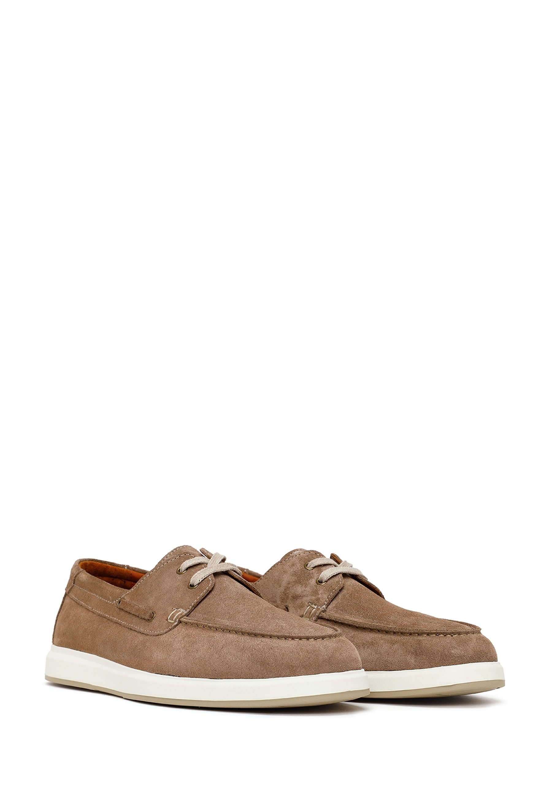 Derimod Lässige Schnürschuhe aus Veloursleder Schnürschuh