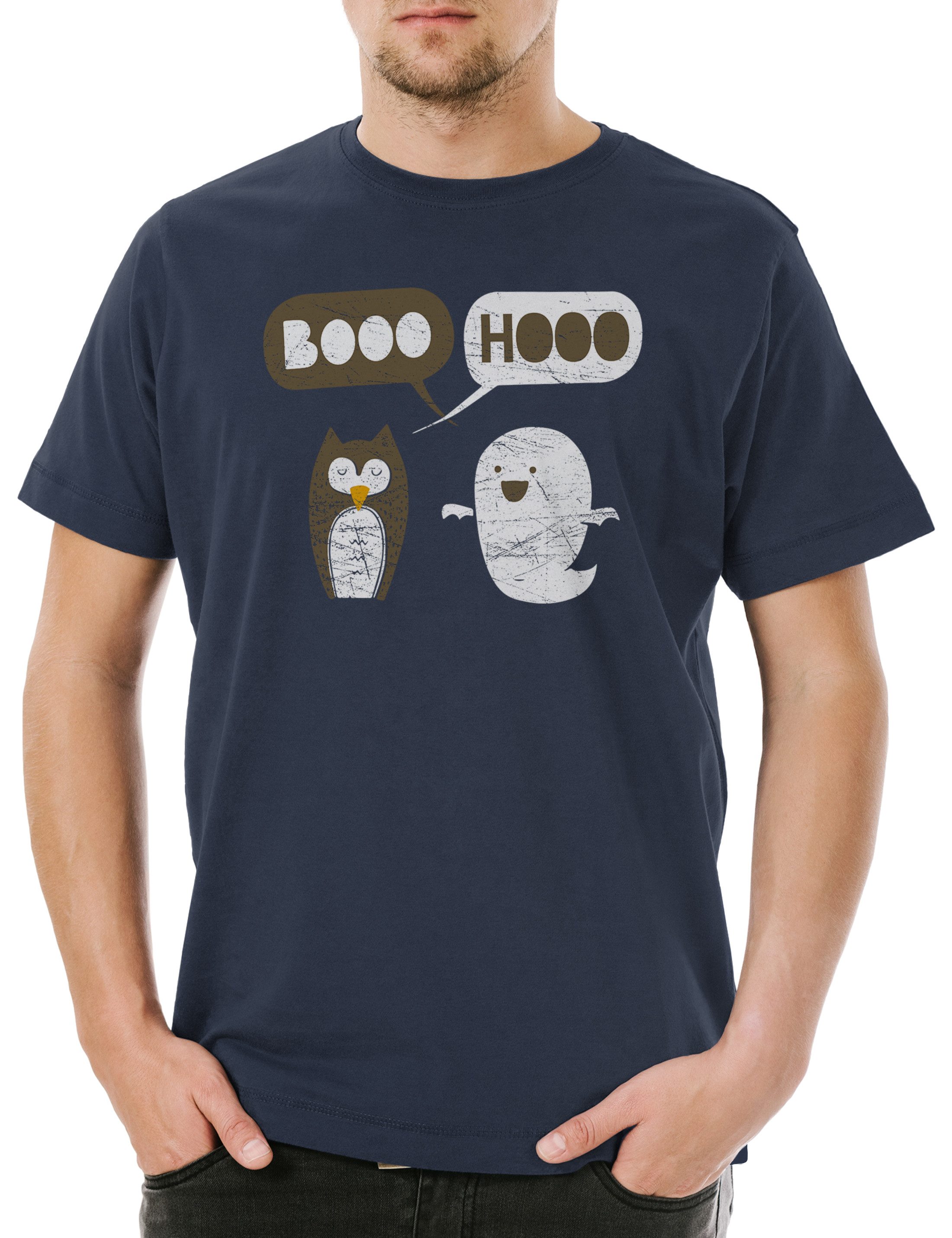Urban Backwoods Print-Shirt Booo Hooo Herren T-Shirt Spectre Owl Eule Uhu G günstig online kaufen