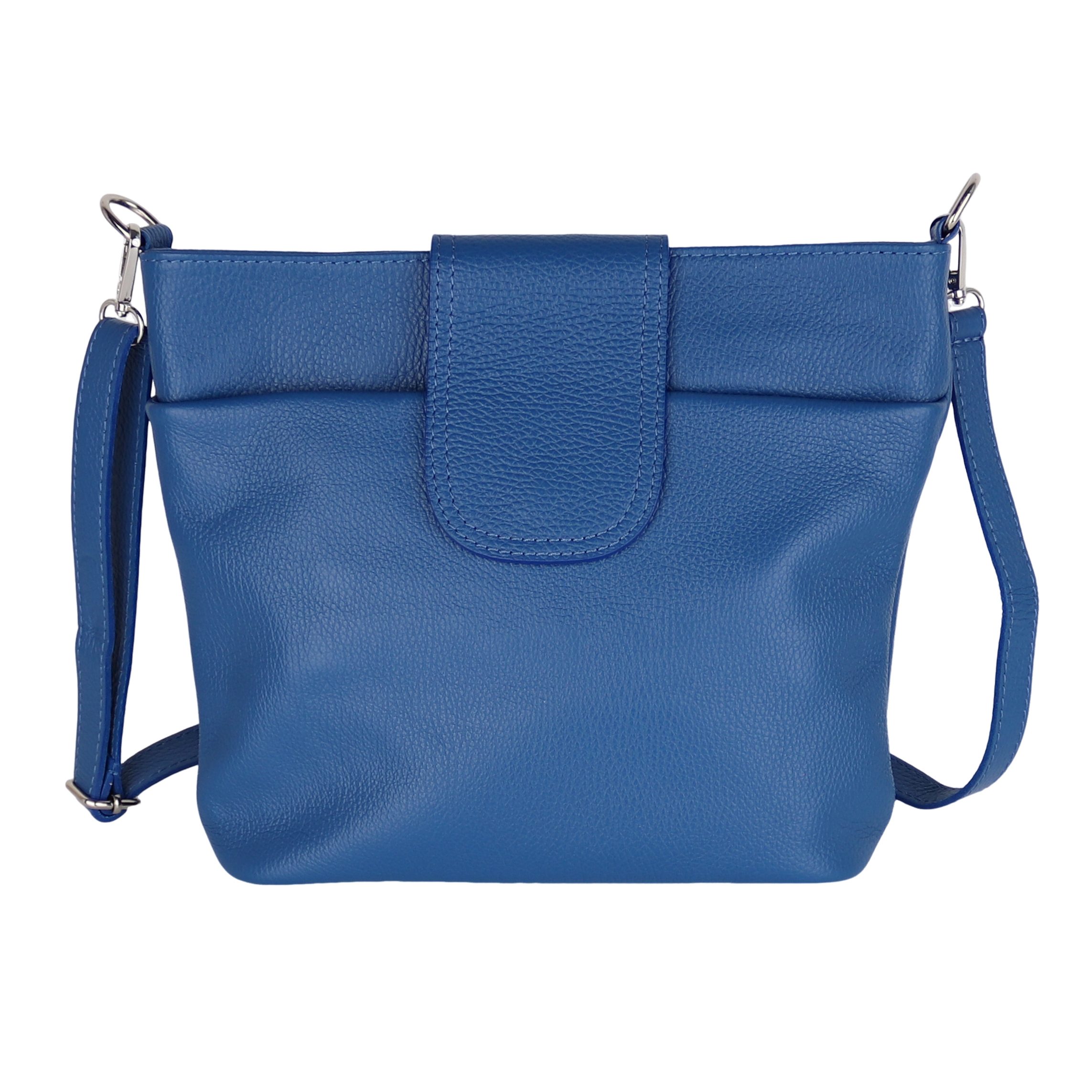 MIRROSI Umhängetasche Damen, Crossbody Bag, Echtleder Made in Italy (1 Tasche mit 1 oder 2 Gurte), verstellbaren Schulterriemen), 30x24,50x9cm (BXHXT) viel Stauraum