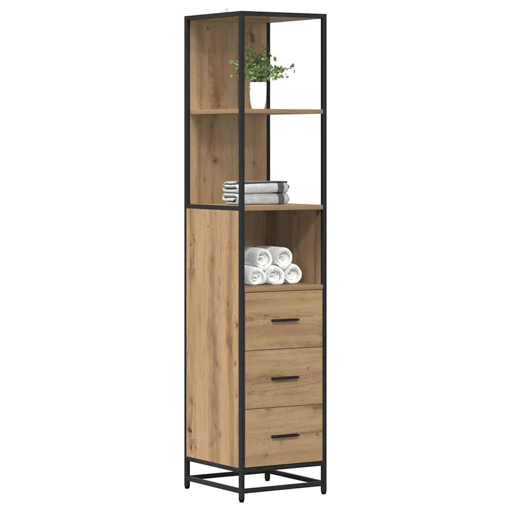 vidaXL Badezimmer-Set Badezimmer Schrank Eiche handwerklich günstig online kaufen