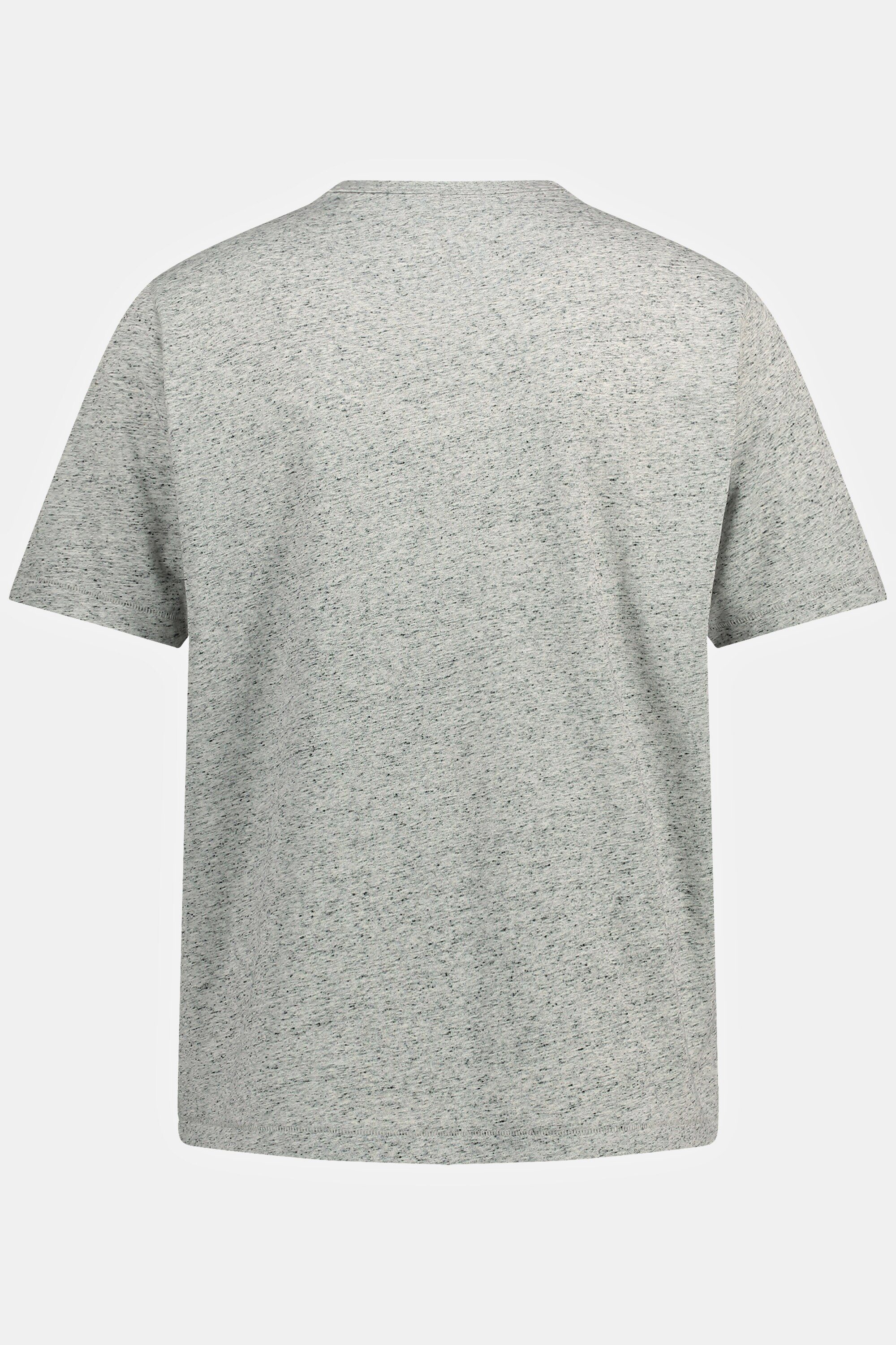 JP1880 T-Shirt T-Shirt Halbarm Melange-Jersey Rundhals