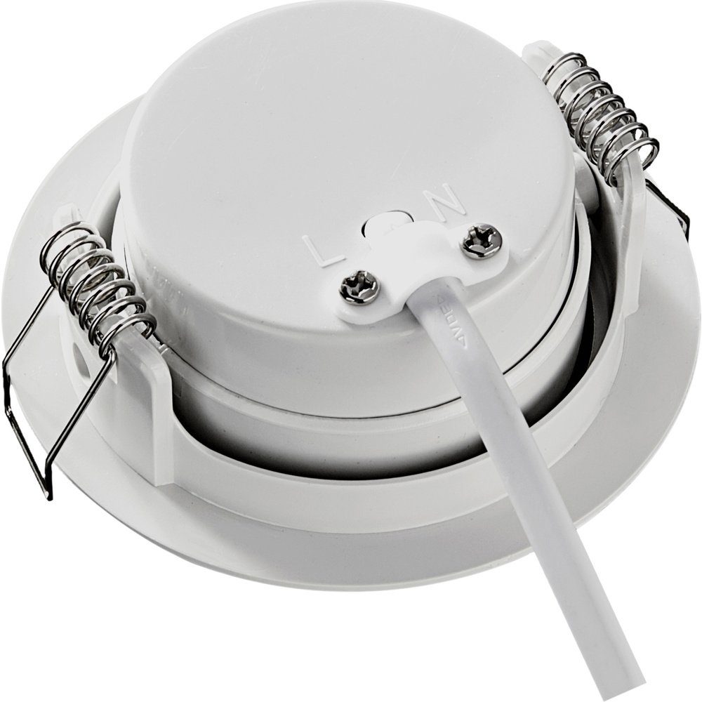 HEITRONIC Einbauleuchte Heitronic 500665 DL7202 LED-Einbauleuchte LED LED fest eingebaut 5 W