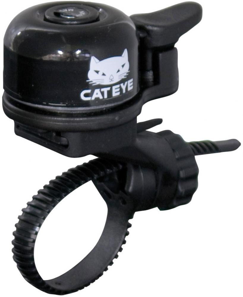 Cateye Fahrradklingel CATEYE Klingel Free Band Bell OH-1100 Einheitsgröße Schwarz - kompakte
