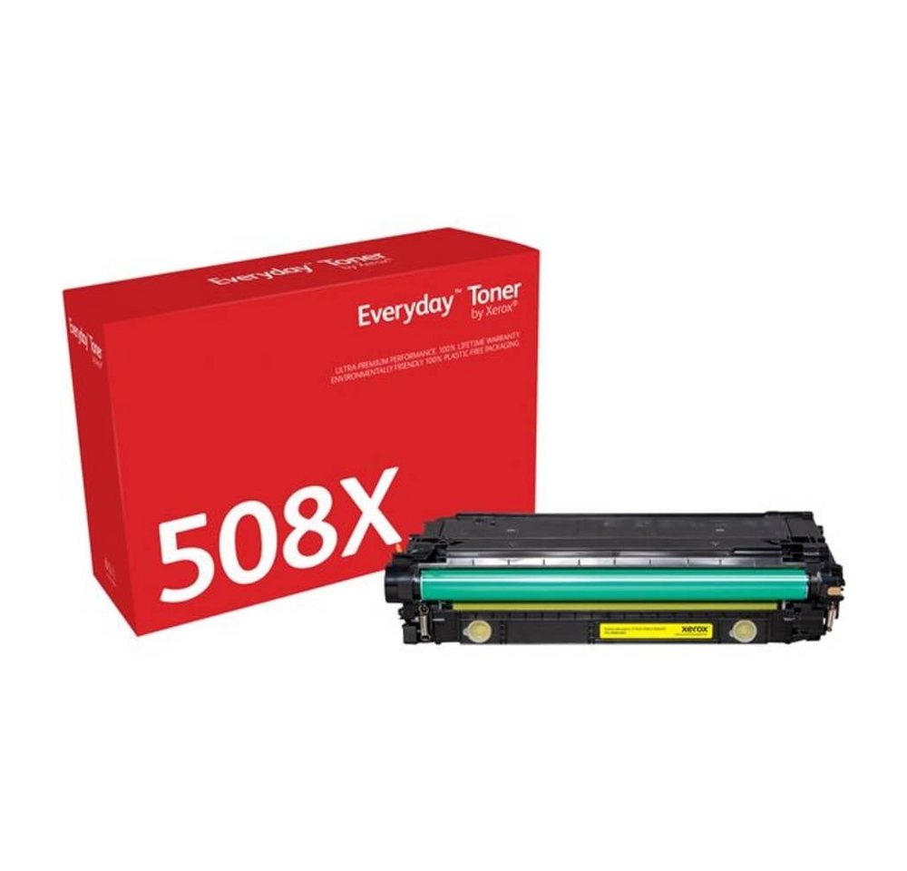 Thumbnail - Xerox Tonerpatrone Tonerkassette ersetzt HP 508X (CF362X/ CRG-040HY)