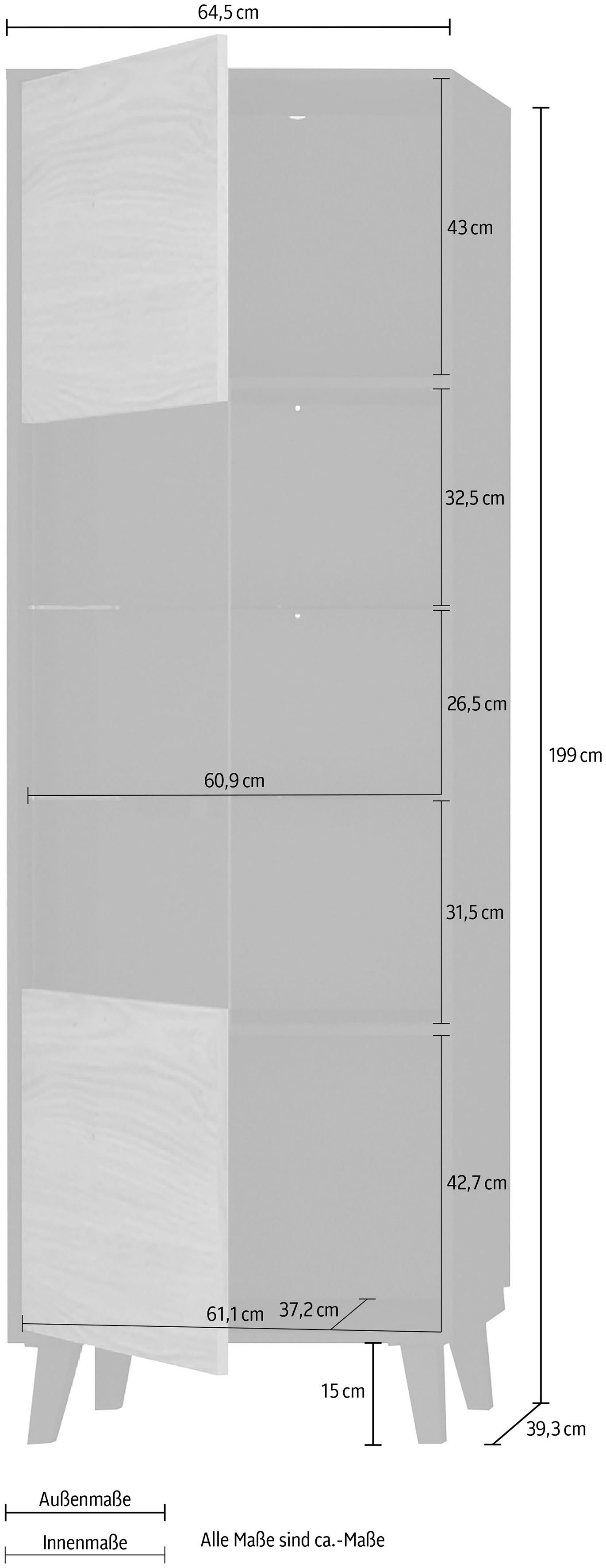 INOSIGN ARTONA Höhe 199 Vitrine cm ca.