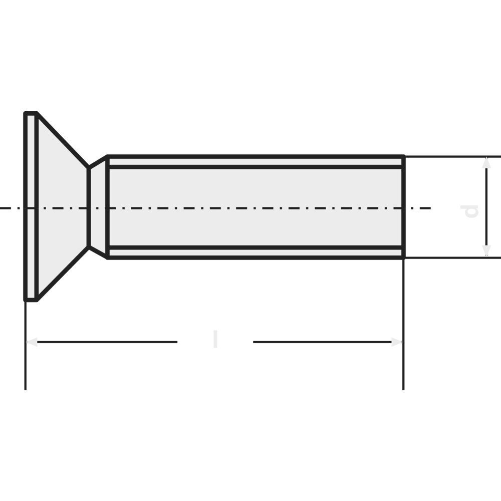 Schraube TOOLCRAFT M3*10 D965-4.8-A2K 194635 Senkschrauben M3 10 mm Kreuzschlit