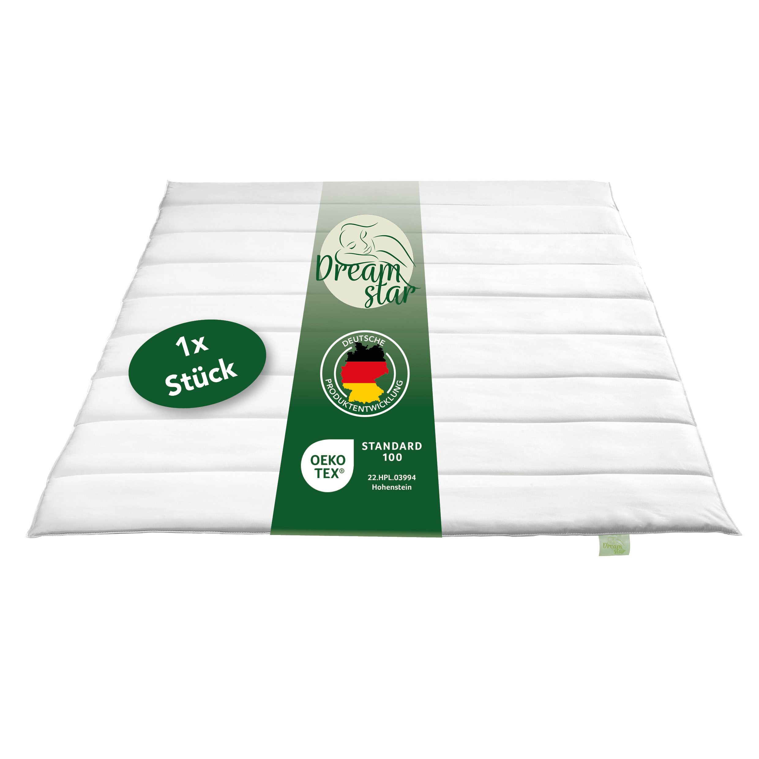 Dreamstar Microfaserbettdecke Eco, Bettdecken 2er-Set - 4-Jahreszeiten, Ganzjahres, Winter & Sommer, Füllung: Faserfüllung, Bezug: angenehm weiche Microfaser, Ganzjahresbettdecke, Sommer und Winter