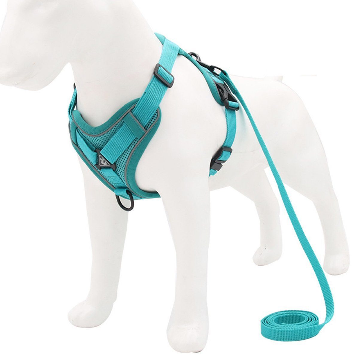 Henreal Hunde-Halsband No-Pull Hundegeschirr, Einstellbar Sicherheitsgeschirr Atmungsaktiv
