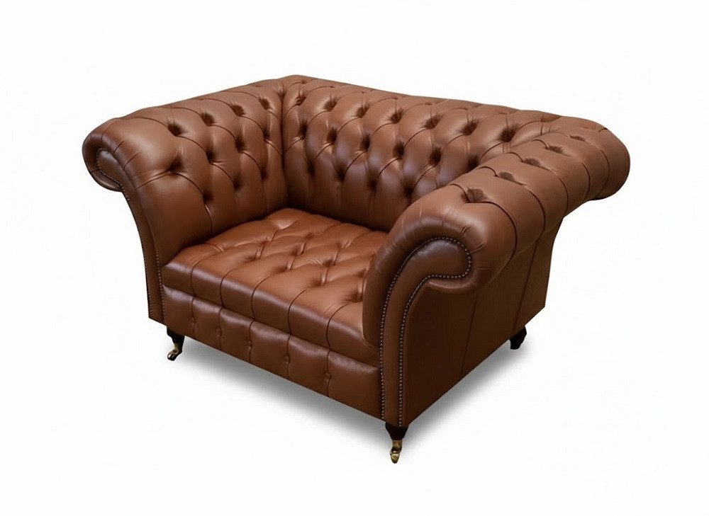 JVmoebel Chesterfield-Sessel Leder Sessel im Chesterfield-Stil für modernes Wohnen (Sessel), Made in Europa