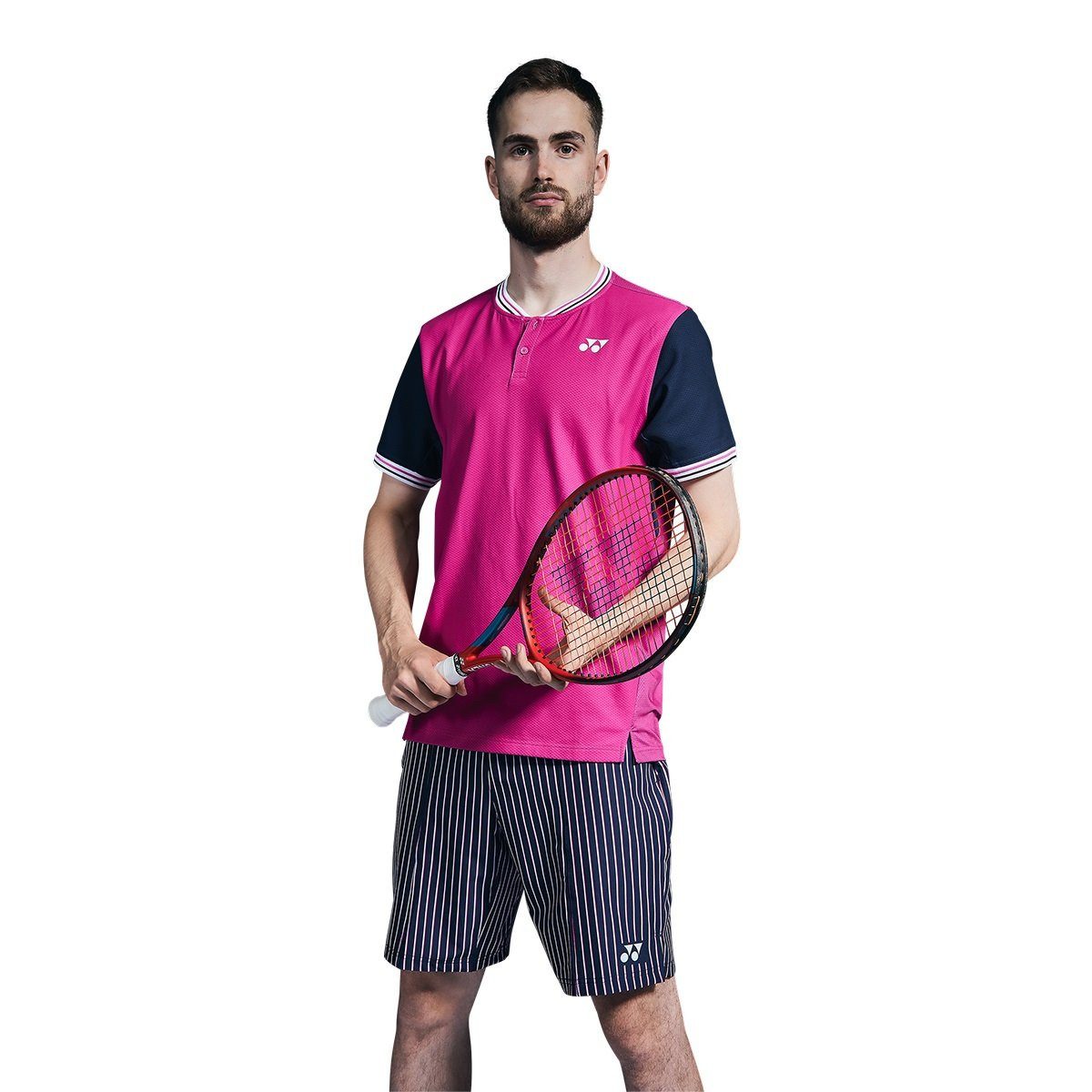 Yonex T-Shirt Tennis-Polo Tournament French Open (Roland Garros) 2023 pink Herren
