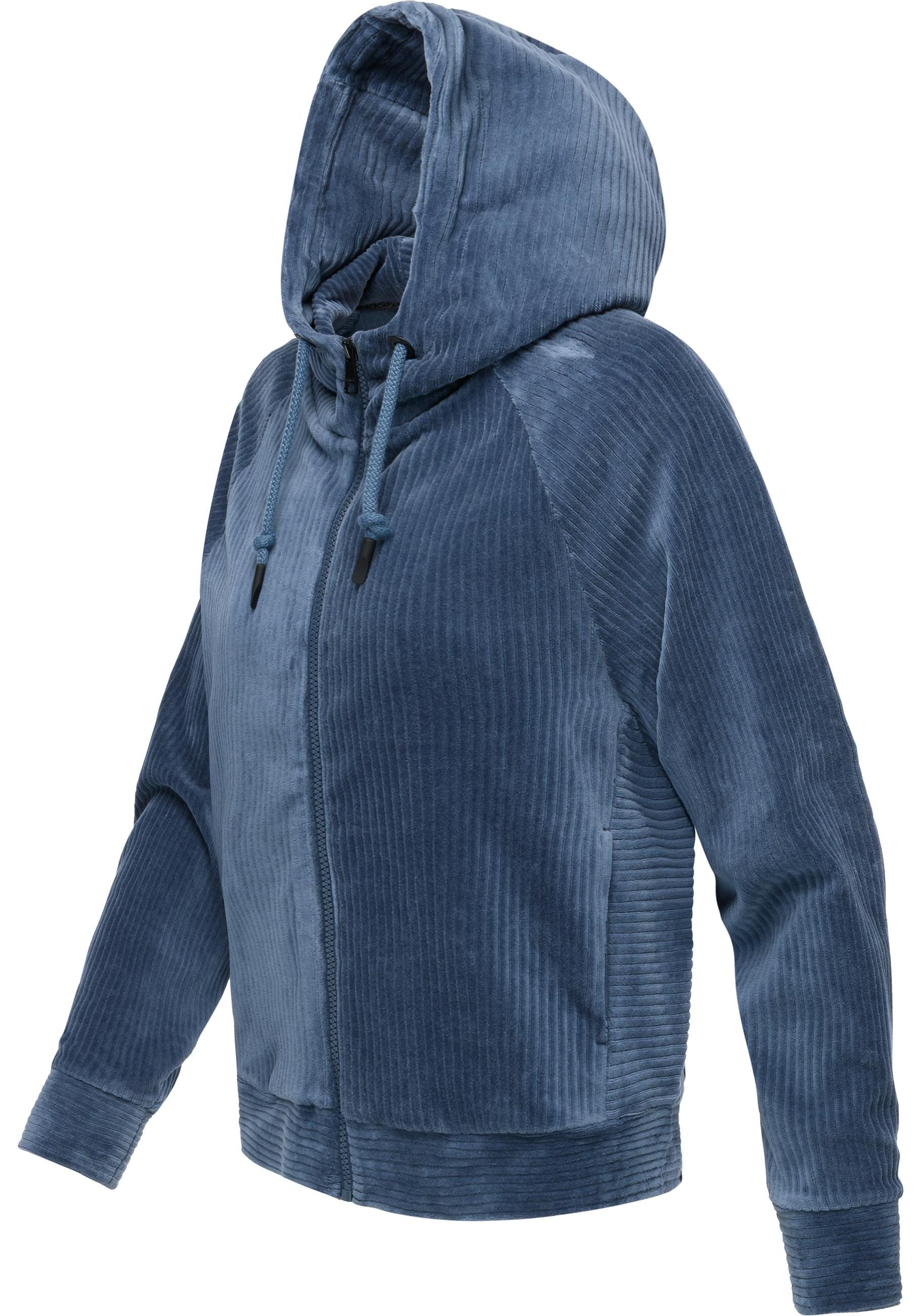 Ragwear Sweatjacke Corduly Cordy Freizeitjacke Zip-Hoodie günstig online kaufen