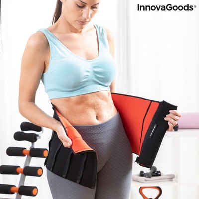 InnovaGoods Taillengürtel Sportgürtel mit Sauna-Effekt-Schlankheits-Sportmieder mit Redle Sauna-Effekt schwarz/orange
