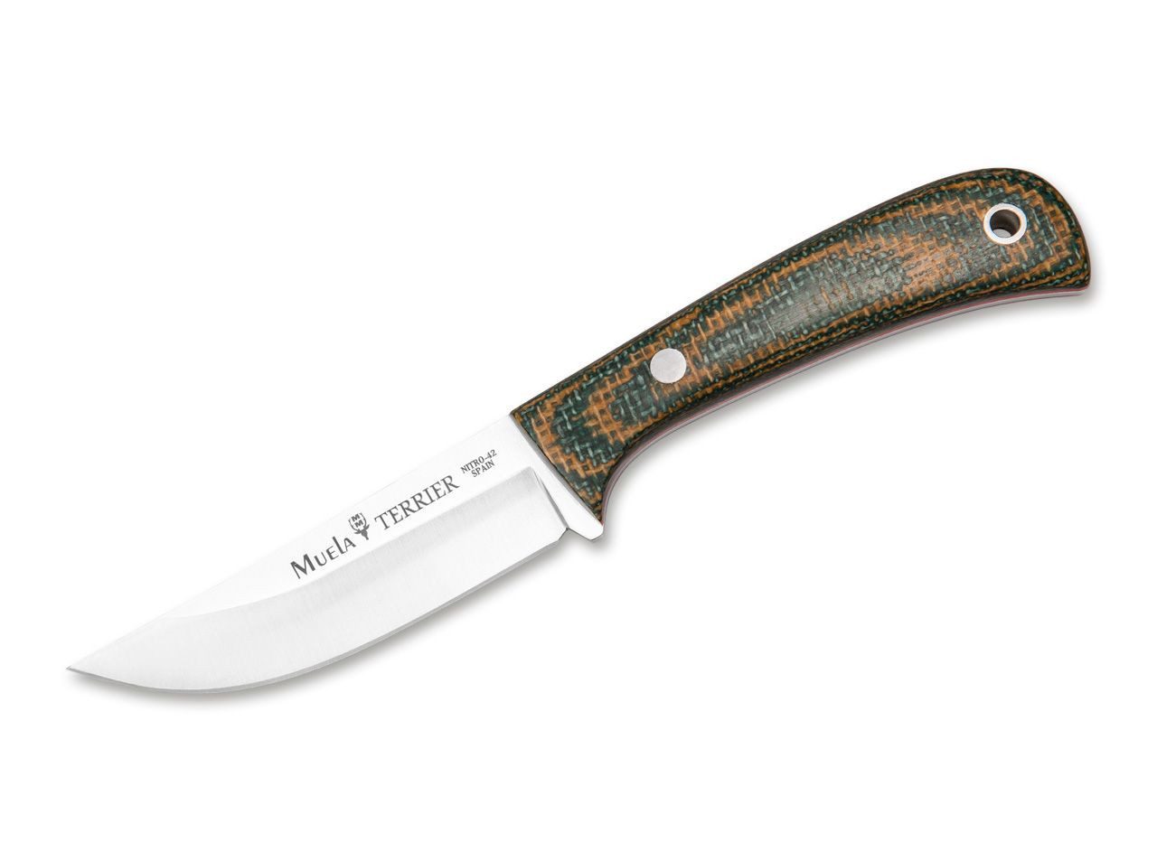 Muela Taschenmesser Feststehendes Messer Terrier 9G Micarta Kydex