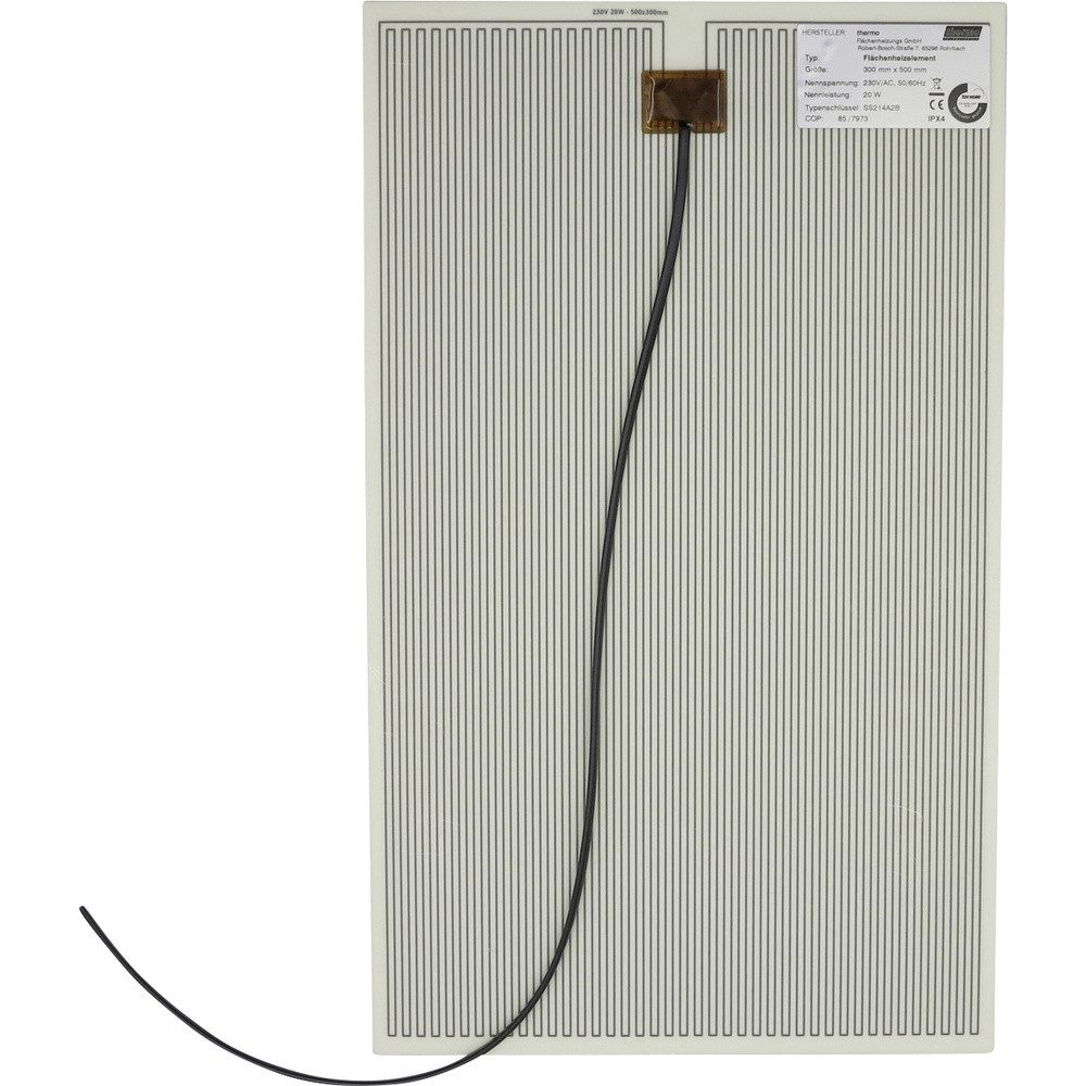 Thermo TECH Heizmatten Thermo TECH Heizfolie 230 V/AC, 230 V/DC 20 W Schutzart IPX4 (L x B)