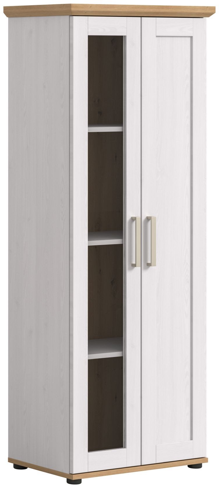 xonox.home Vitrine Vitrine Verona Sibiu Lärche Nachbildung Melamin Modern 64x161x37 cm