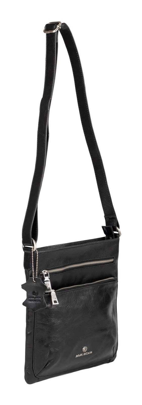 Marc Picard Umhängetasche Crossover Bag, aus echtem Rindsleder