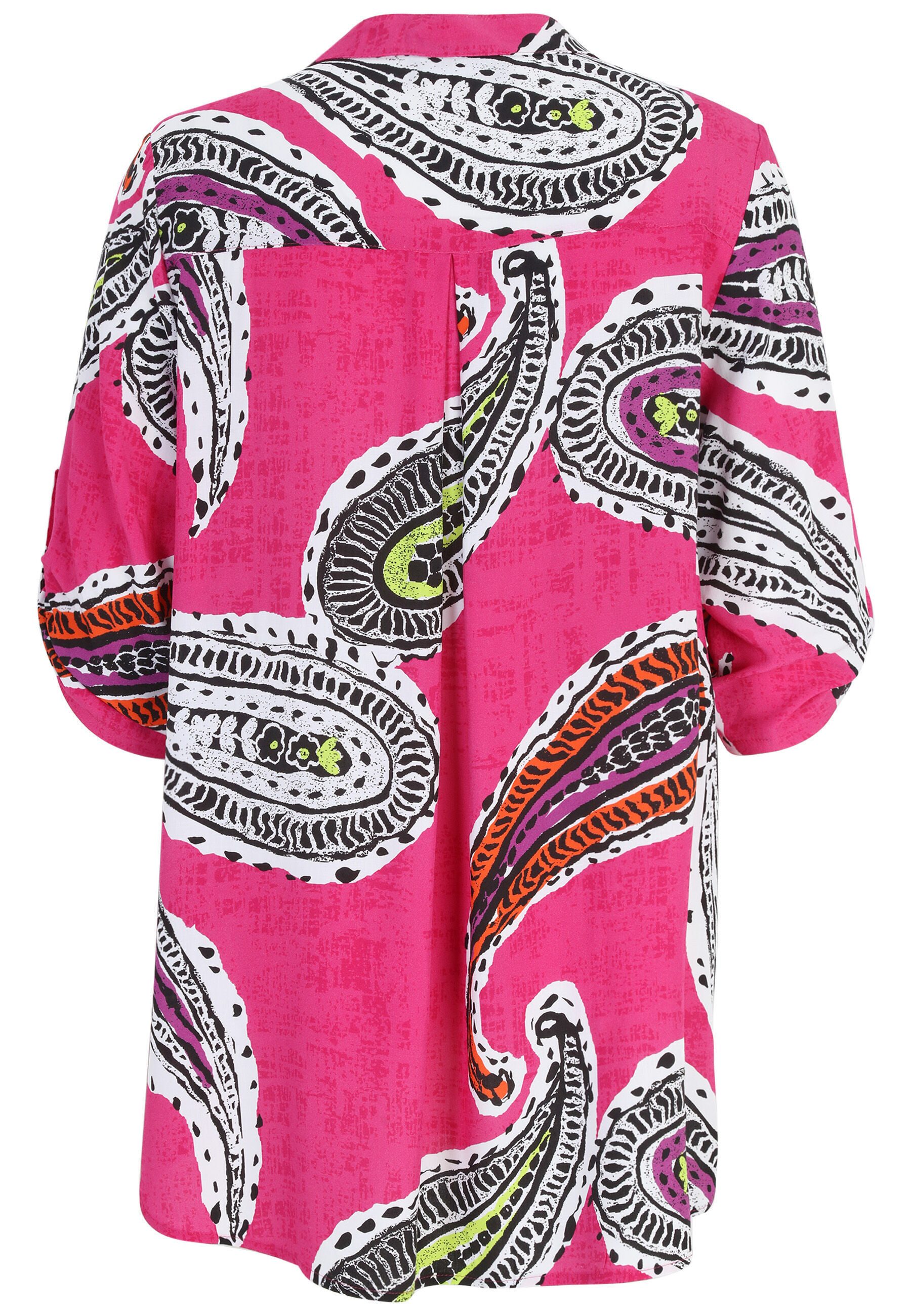 Doris Streich Klassische Bluse mit Paisley-Print günstig online kaufen