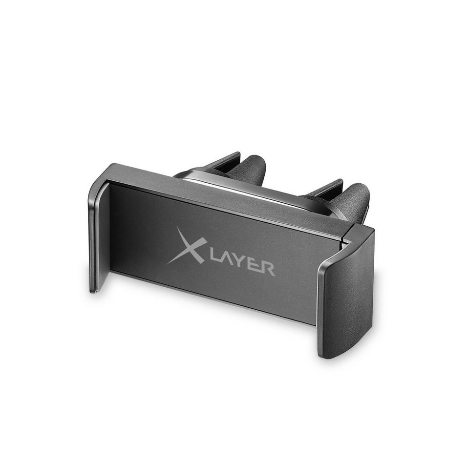 XLAYER Kfz-Halterung XLayer Universal für Lüftungsgitter 360 Grad drehbar  Smartphone-Halterung, Kompatibel mit Smartphones von 4,7 bis 6,5!