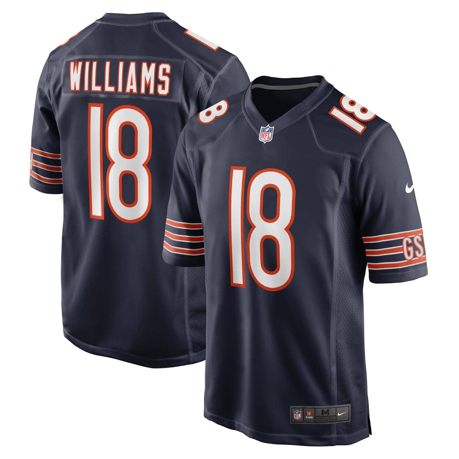 Nike Footballtrikot Nike Trikot Chicago Bears Nike Home Caleb Williams 18 günstig online kaufen