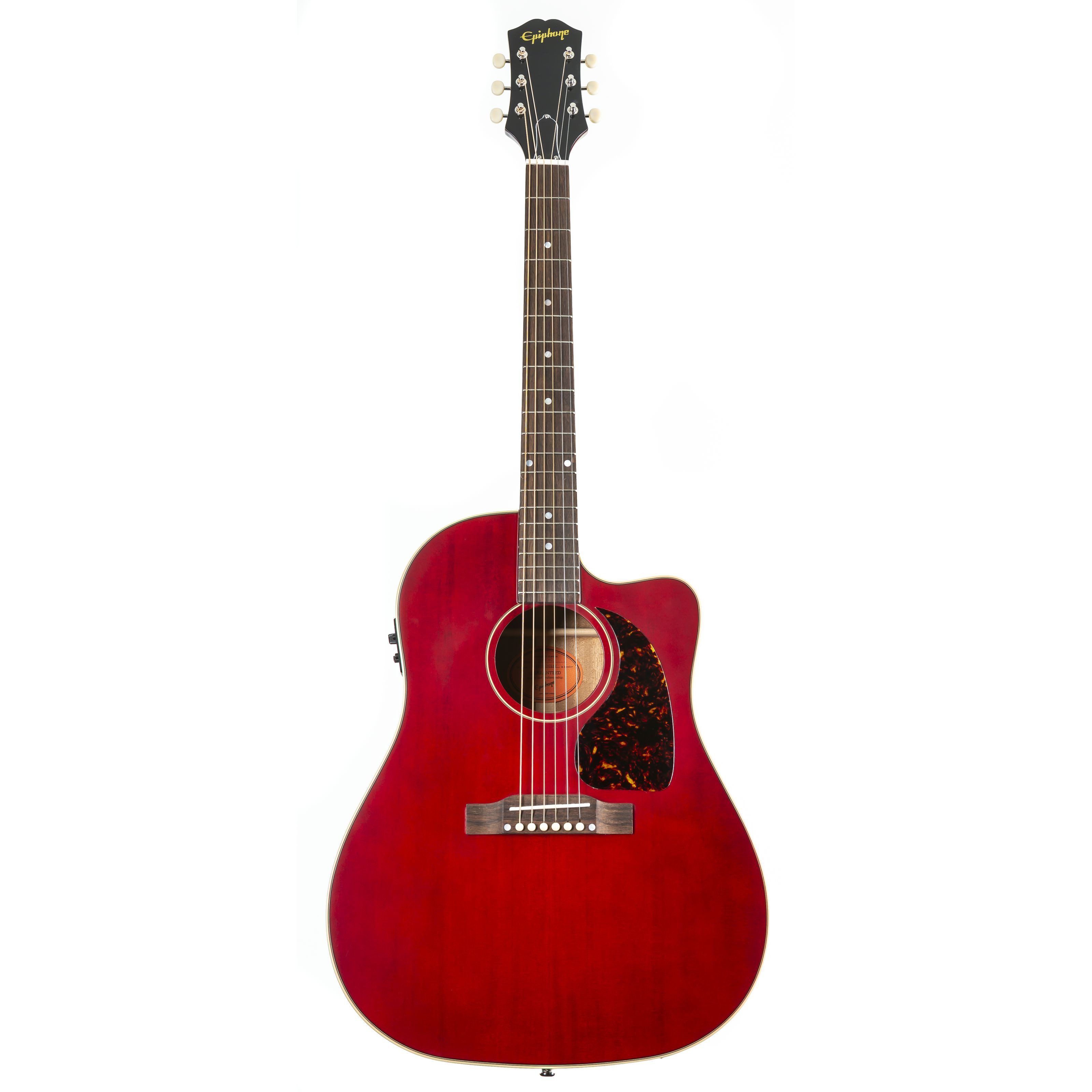 Epiphone Westerngitarre, Westerngitarren, Dreadnought Gitarren, Inspired by Gibson J-45 EC Aged Wine Red - Westerngitarre
