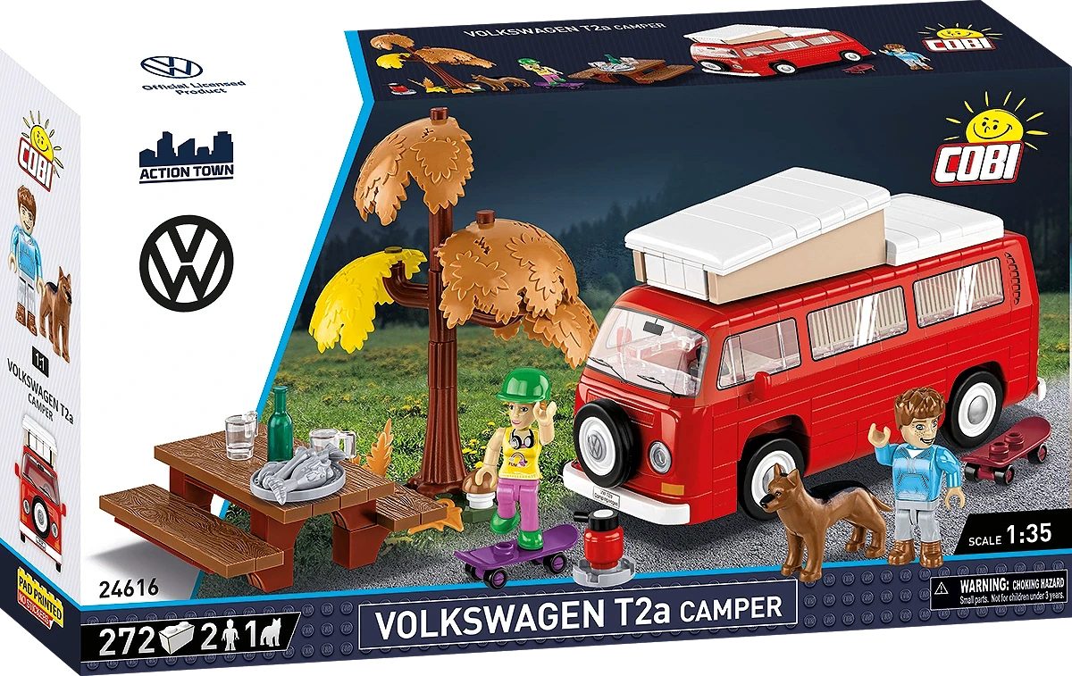 COBI VW T2A Campingwagen (287 PCS) Konstruktions-Spielset