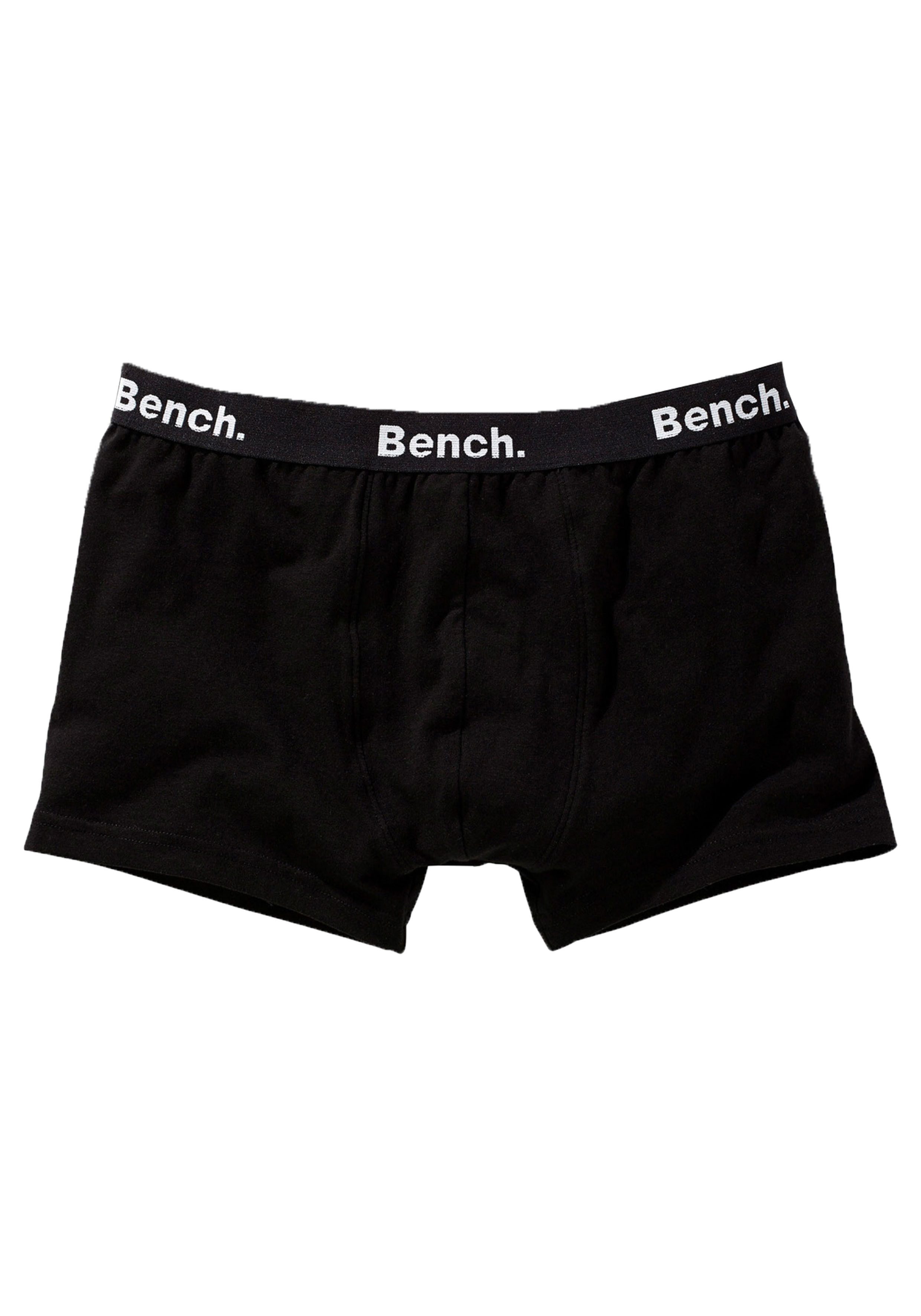 Bench. Boxer Boxershorts für Jungen (Packung, 3-St) unifarben, mit Logoschriftzügen, Baumwollmischung – Bild 2 von 4