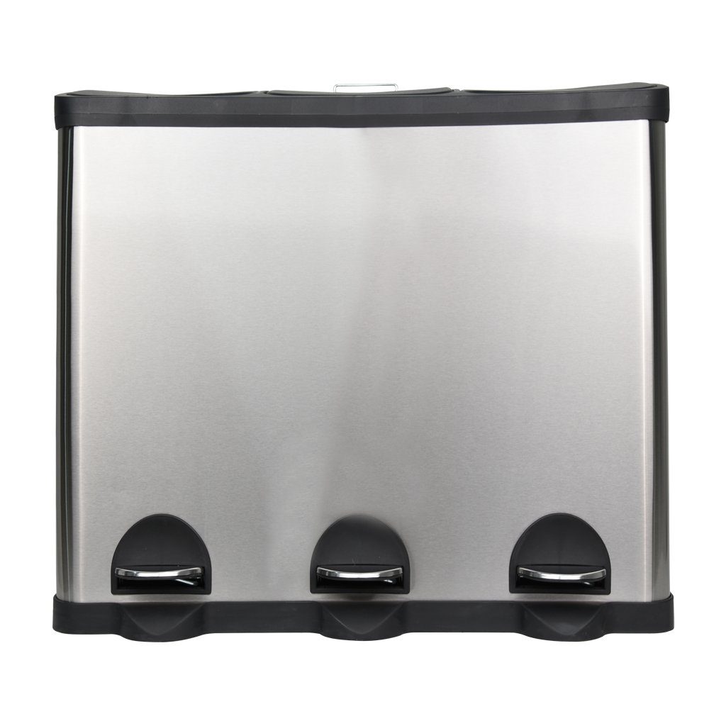 Ribelli Mülltrennsystem Mülleimer, 3 x 20L, 64,5x41x57cm