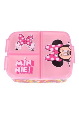 Disney Minnie Mouse Lunchbox Brotdose Minnie Mouse, Vesperdose mit 3 Fächern