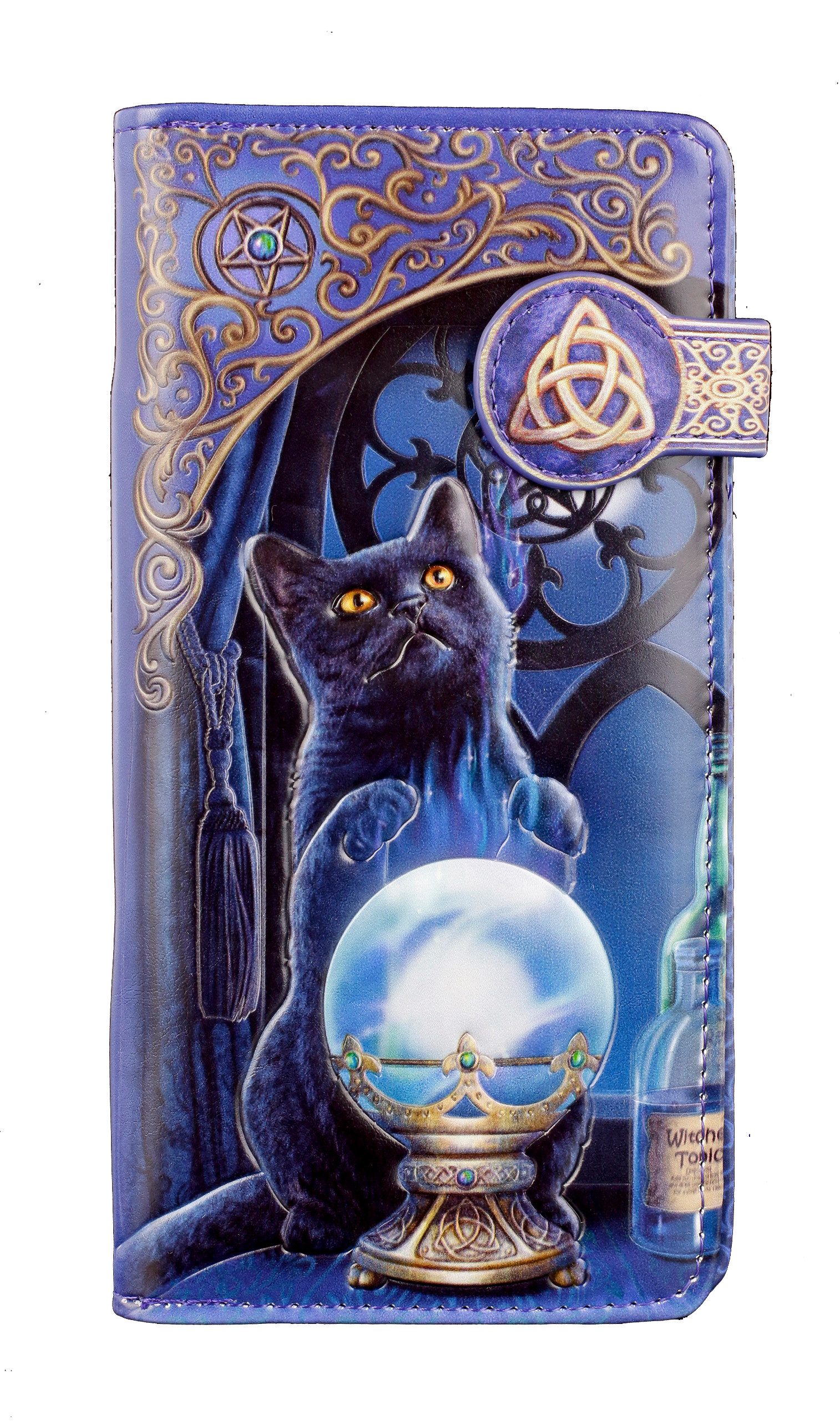 Figuren Shop GmbH Geldbörse Geldbörse mit Katze - The Witches Apprentice - geprägt - Lisa Parker