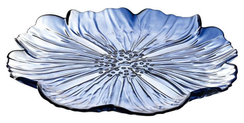 LEONARDO Dekoteller LUMINOSA, Glas, Lila, Ø 23 cm (1 St)