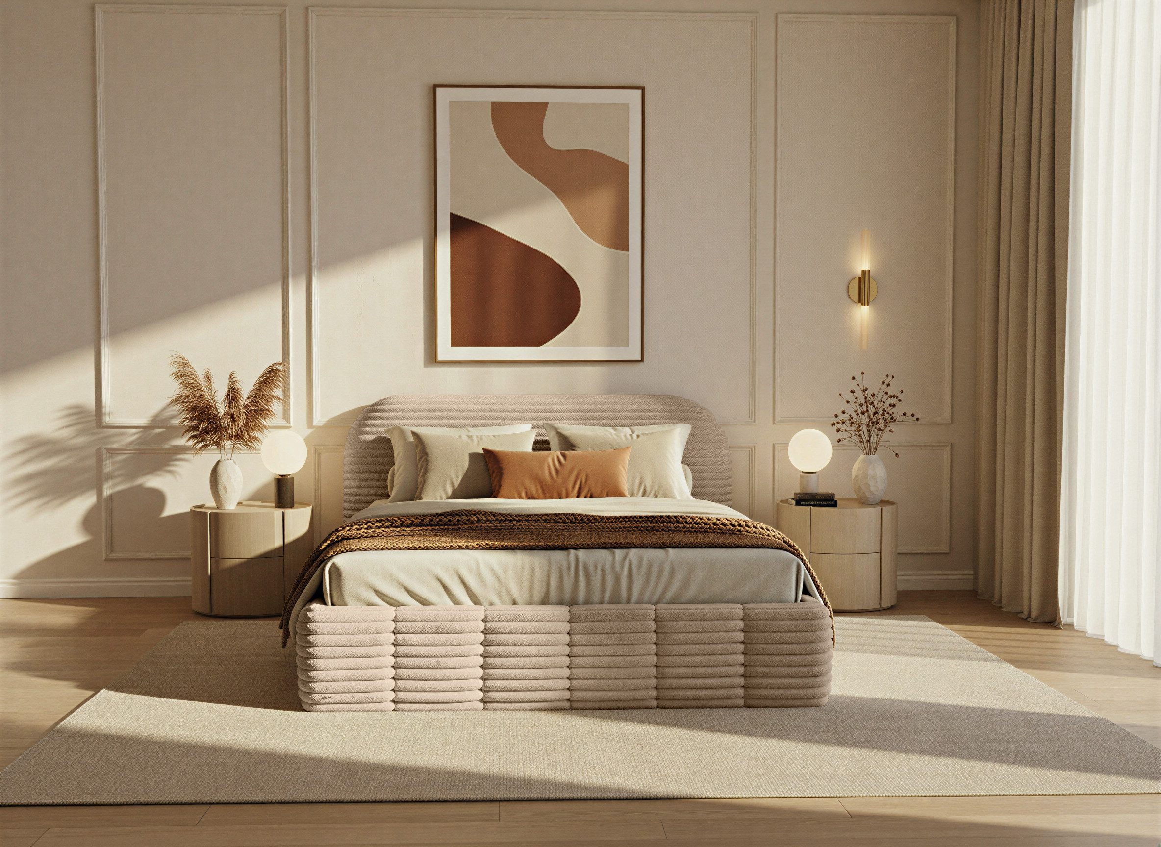 thematys Polsterbett mit Bettkasten, CLOUD 140x200 160x200 180x200 200x200cm (Kopfteil im Modernen-Look – weich, modern und pflegeleicht), hochwertiger Bouclé-Stoff in Ash, Weiß, Beige und Kreme, Inklusive Lattenrost: Holzrahmen,hochwertiger Stoff), hydraulische Klappfunktion für Stauraum