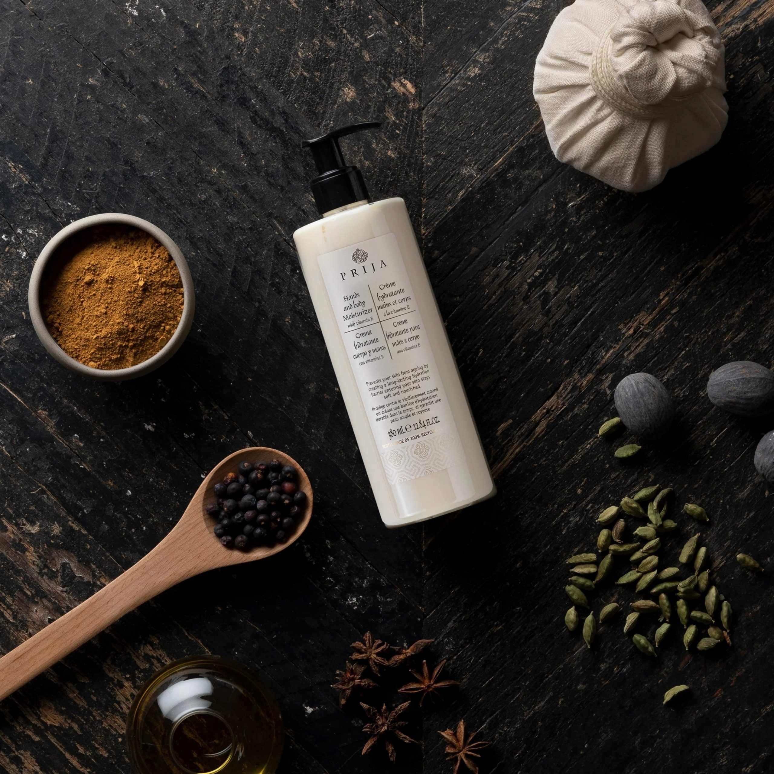 PRIJA Handcreme PRIJA feuchtigkeitsspendende Reise-Hand-und Körpercreme, Vit E