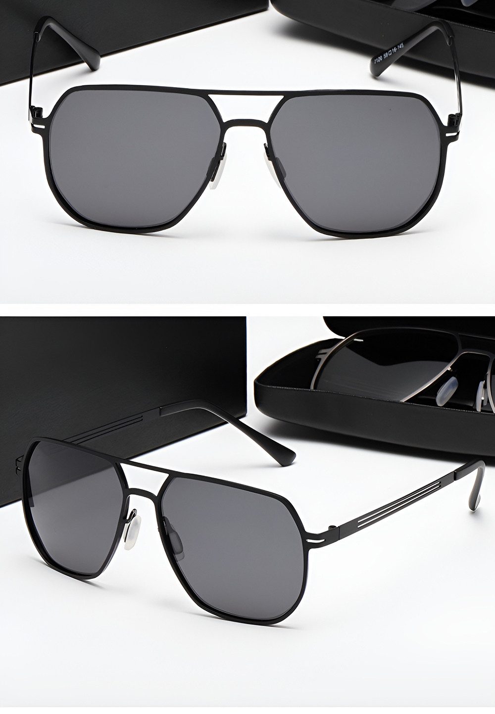 PACIEA Sonnenbrille Herren Metallrahmen UV Schutz Outdoor Fahrer (0018-St) günstig online kaufen