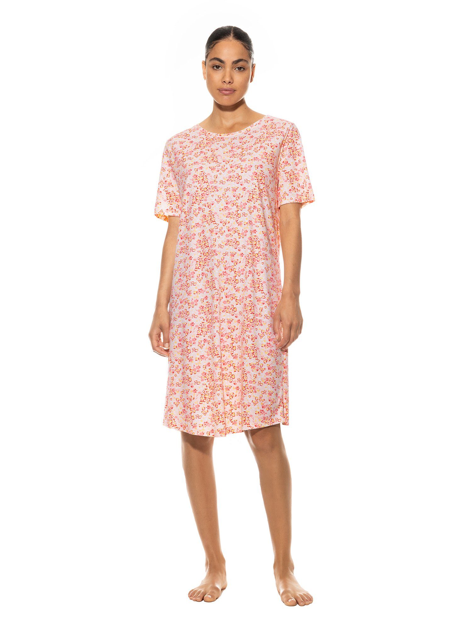 Mey Nachthemd Mey Nachthemd Kurzarm 11568 Powder Peach (1 Stück, 1-tlg., 1 Stück)