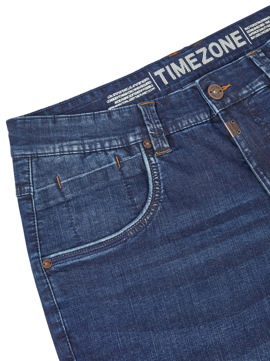 TIMEZONE Jeansshorts Herren Shorts StevieTZ Slim Fit Bermudashorts mit Stretch