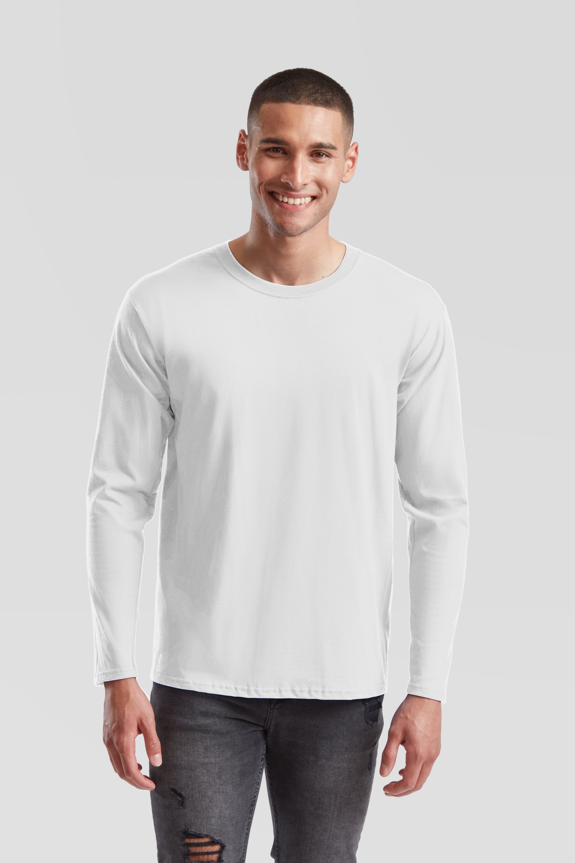 Fruit of the Loom Rundhalsshirt Iconic 195 Ringspun Premium Long Sleeve T