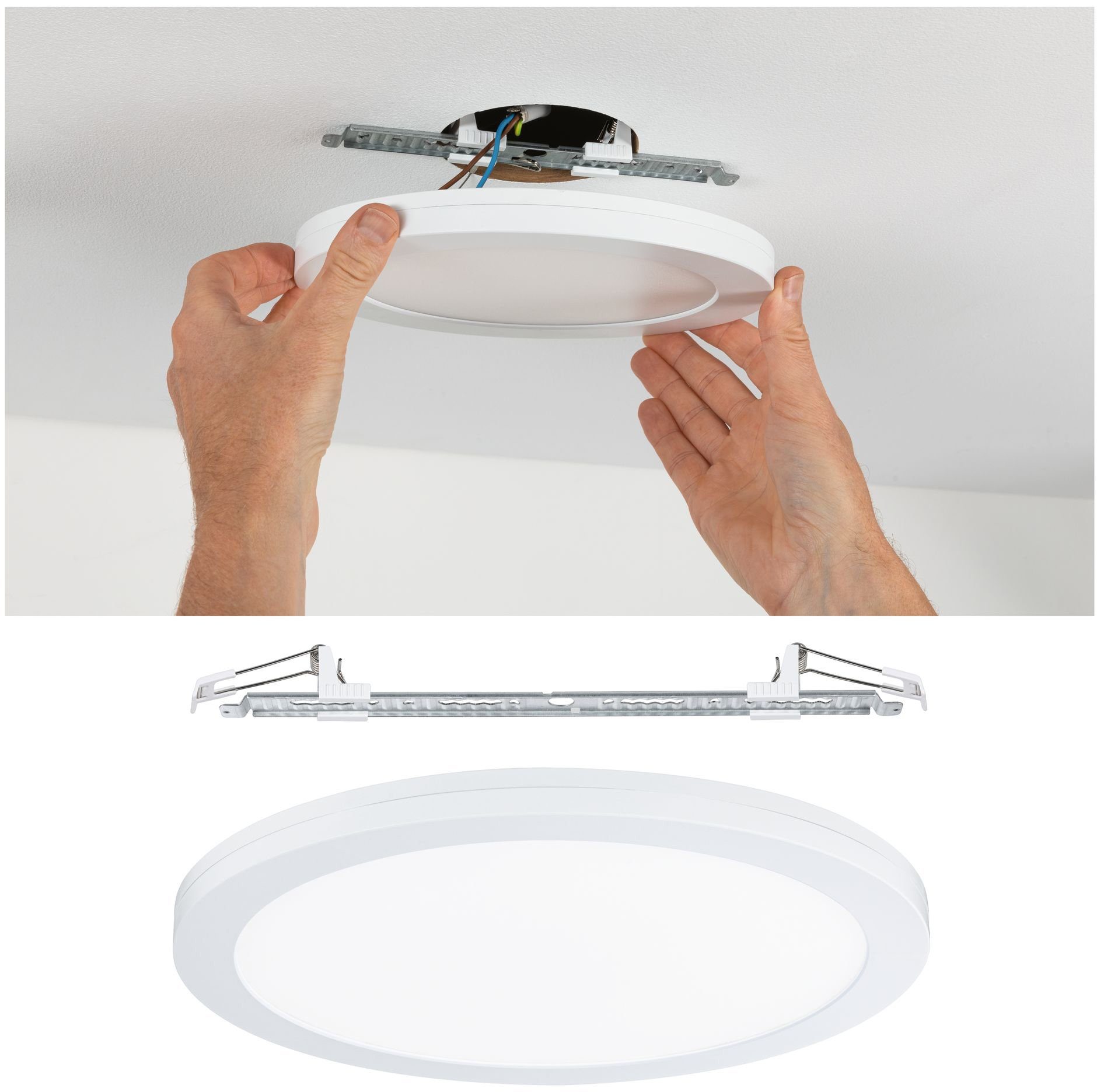 Paulmann LED Einbauleuchte fest Cover-it, Neutralweiß, LED-Modul integriert, LED