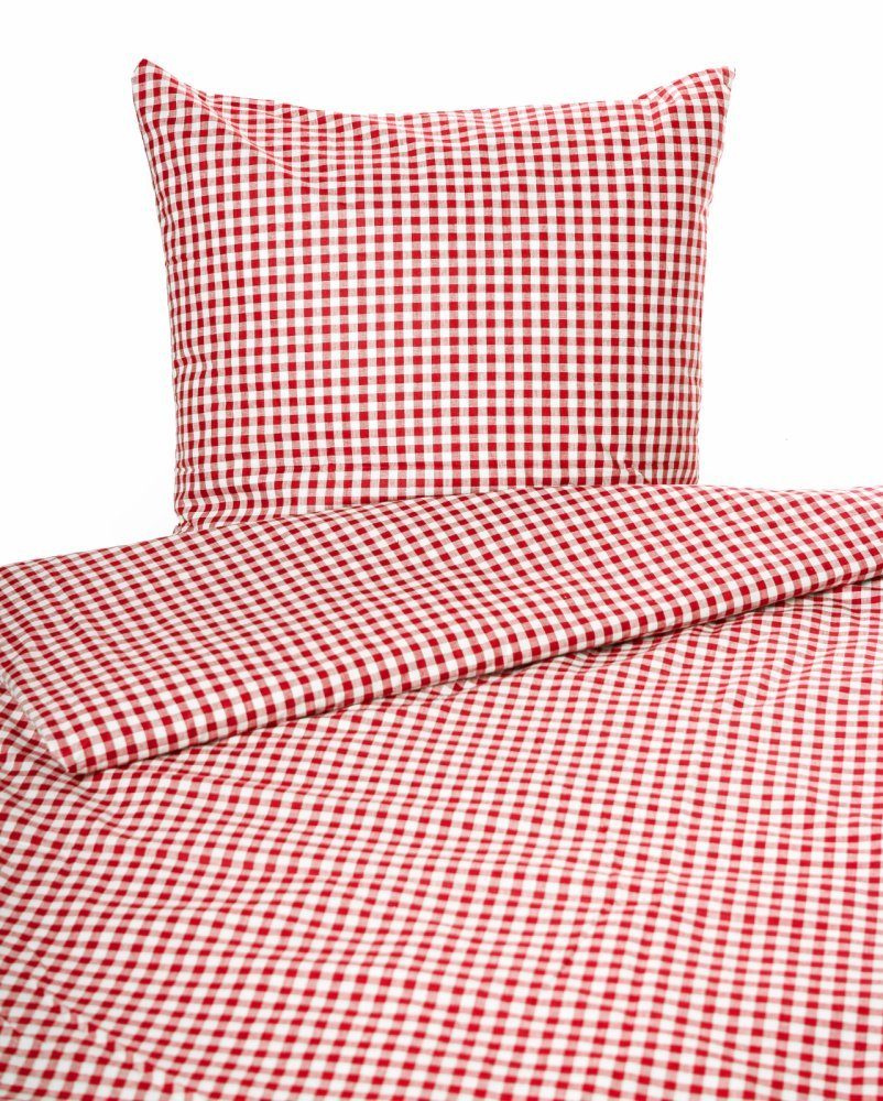 texpot Bettwäsche Landhaus Karo Bauernkaro Reißverschluss 100% Baumwolle, m günstig online kaufen