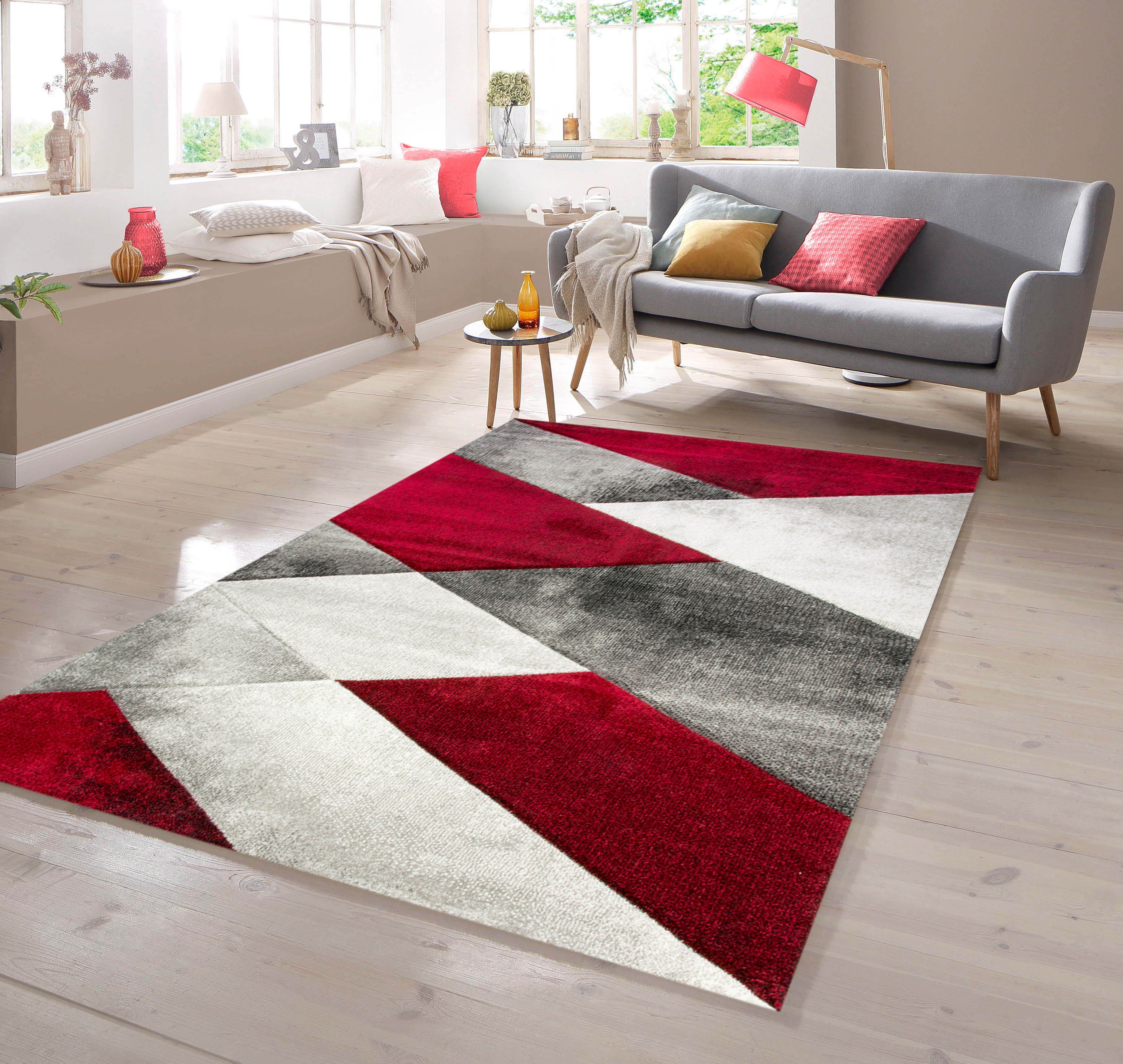 TeppichHome24 Teppich Teppich geometrisches Muster in günstig online kaufen