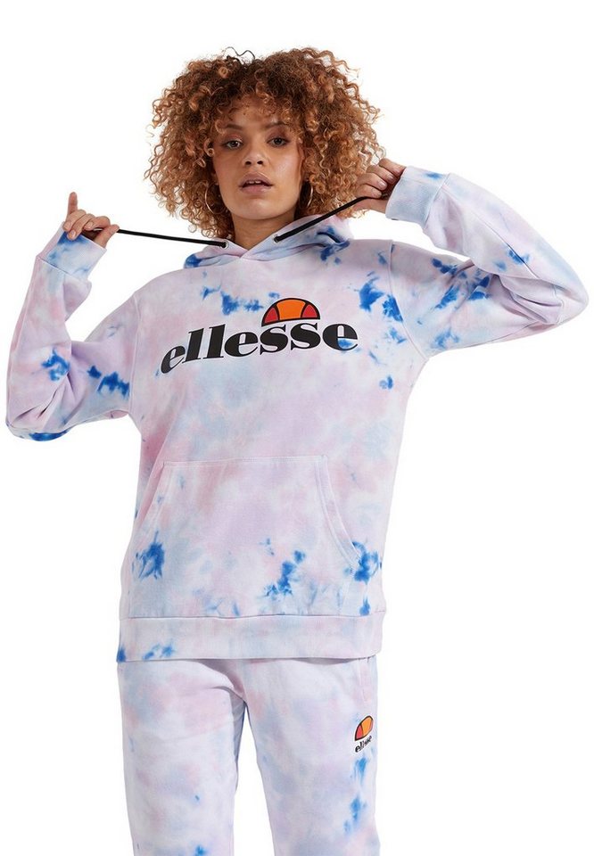 Ellesse Kapuzensweatshirt Ellesse Hoody Damen TORICES TIE DYE OH HOODY Tie  Dye Rosa Blau Weiß