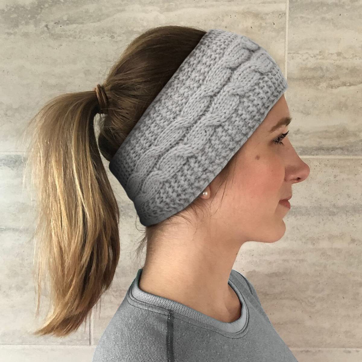 Cachito Stirnband Damen Stirnbänder Gestrickte Verdicken Haarband