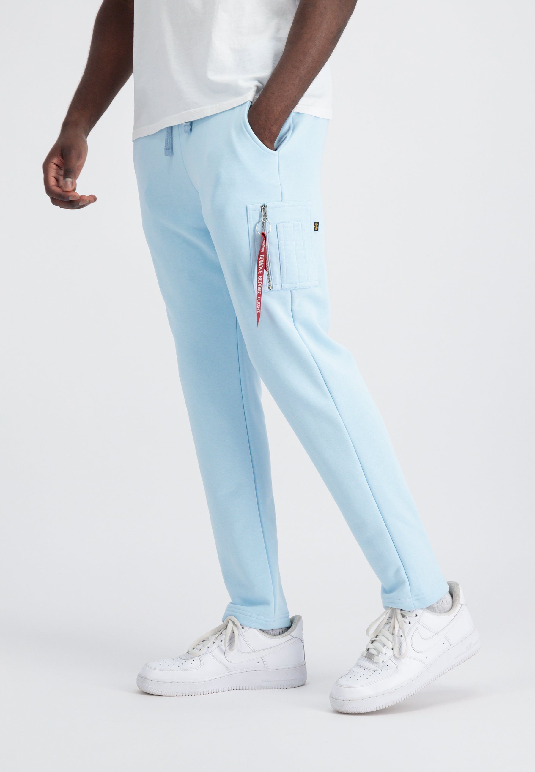 Alpha Industries - S light Men Jogger Industries Jogger X-fit Leg blue Alpha Jogginghose