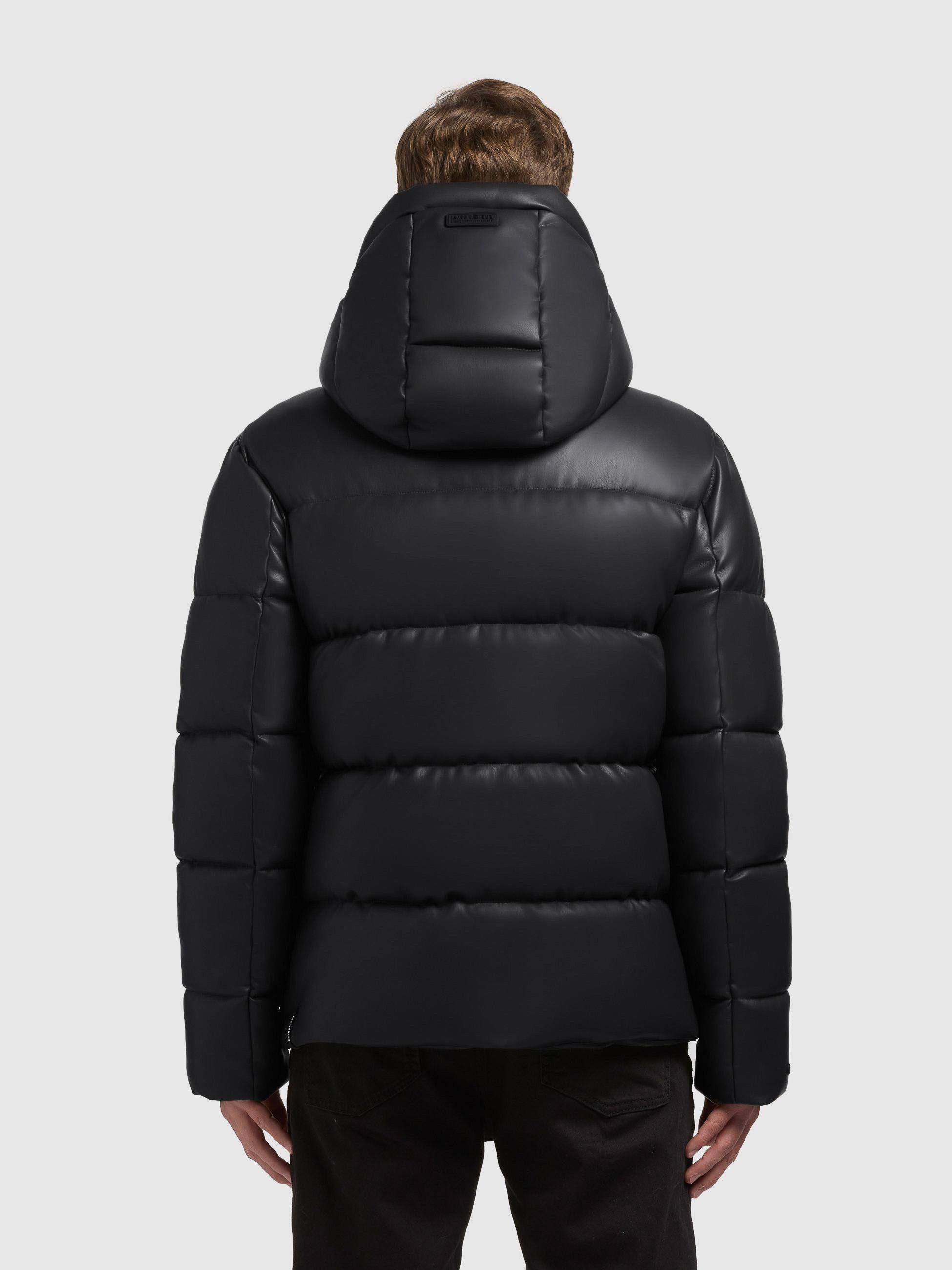 khujo Steppjacke Alst Warme Herren Outdoorjacke mit Rucksackträgern innen