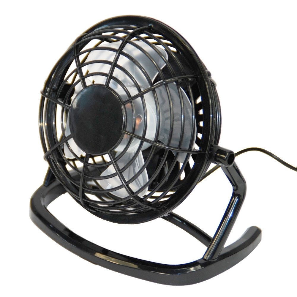 Systafex® Tischventilator USB Tischventilator tragbar für PC, Laptop & Notebook, Neigungswinkel einstellbar