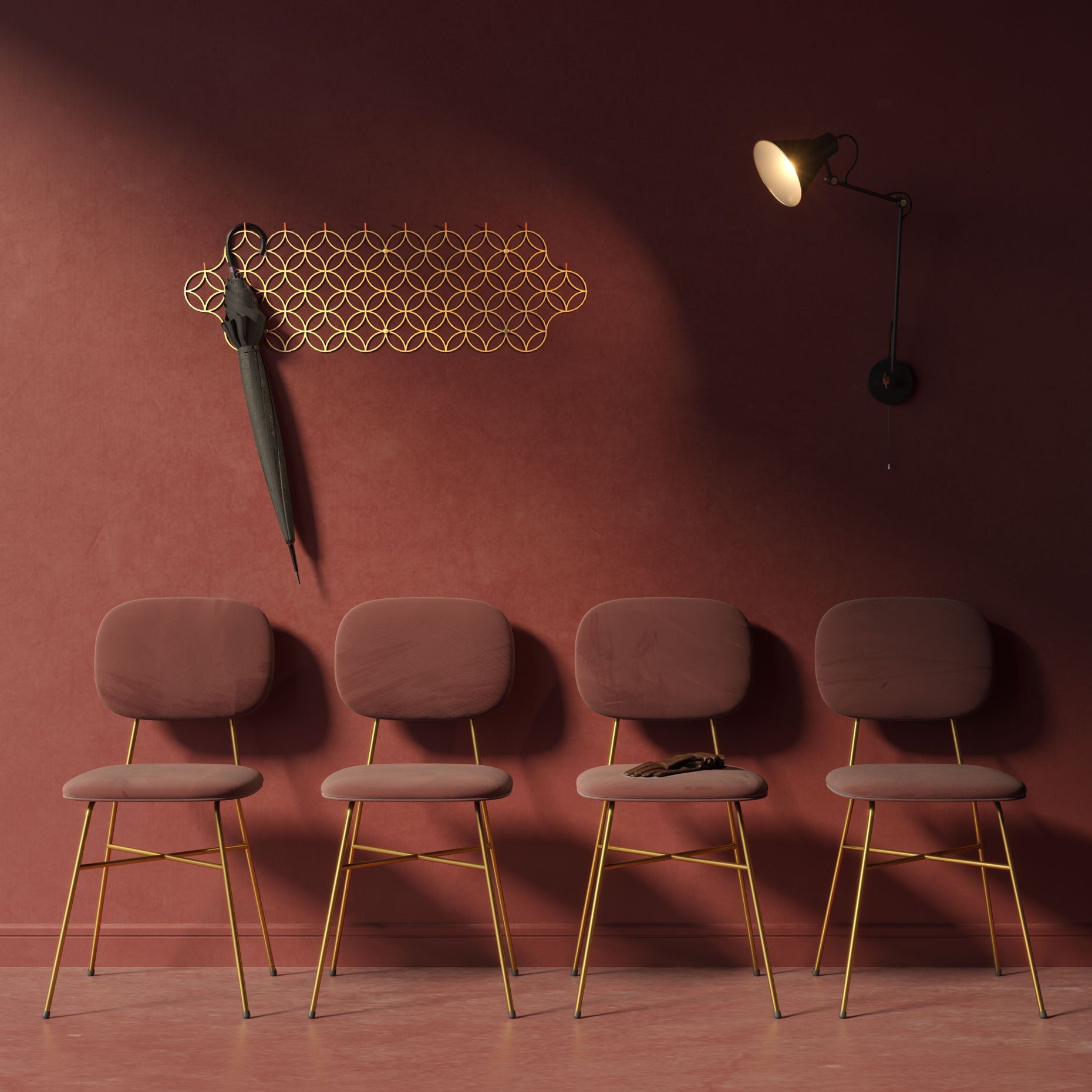 moebel-direkt-online Wandgarderobe Holo (Design-Wandgarderobe mit 10 günstig online kaufen