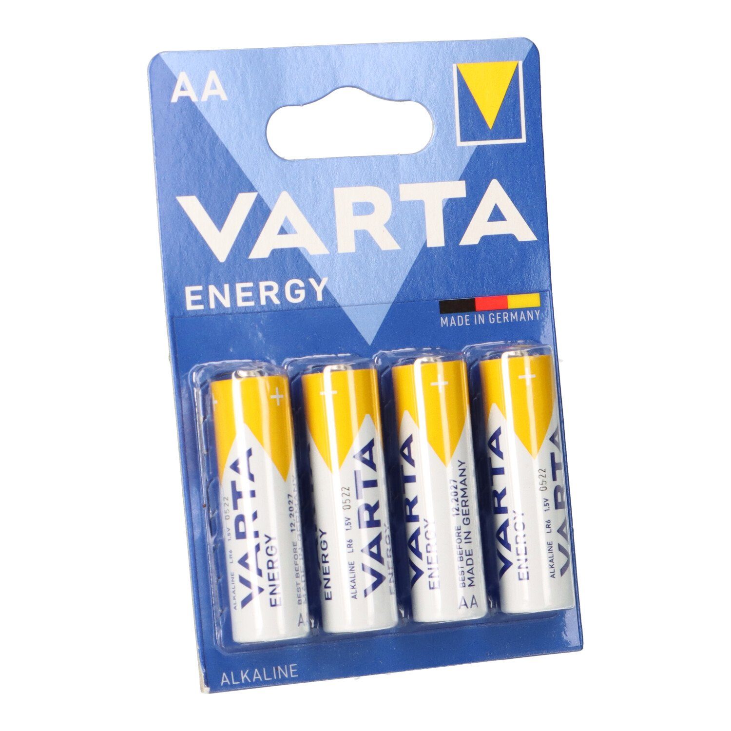 VARTA Varta Energy AlMn AA 1,5V Mignon Batterie 4er Blister Batterie