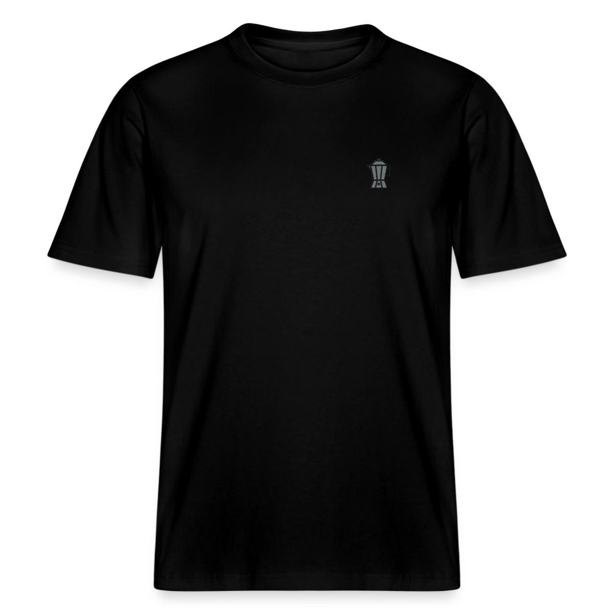 T-Shirt Stickerei Espressokanne Relaxed Fit Unisex T-Shirt