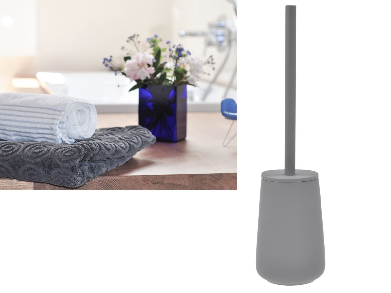 Zone Denmark WC-Reinigungsbürste "Nova One" Bürstengarnitur modern matt, Badezimmer, (Toilettenbürste), Toilettenbürste, Klobürste, matt, skandinavisches Design