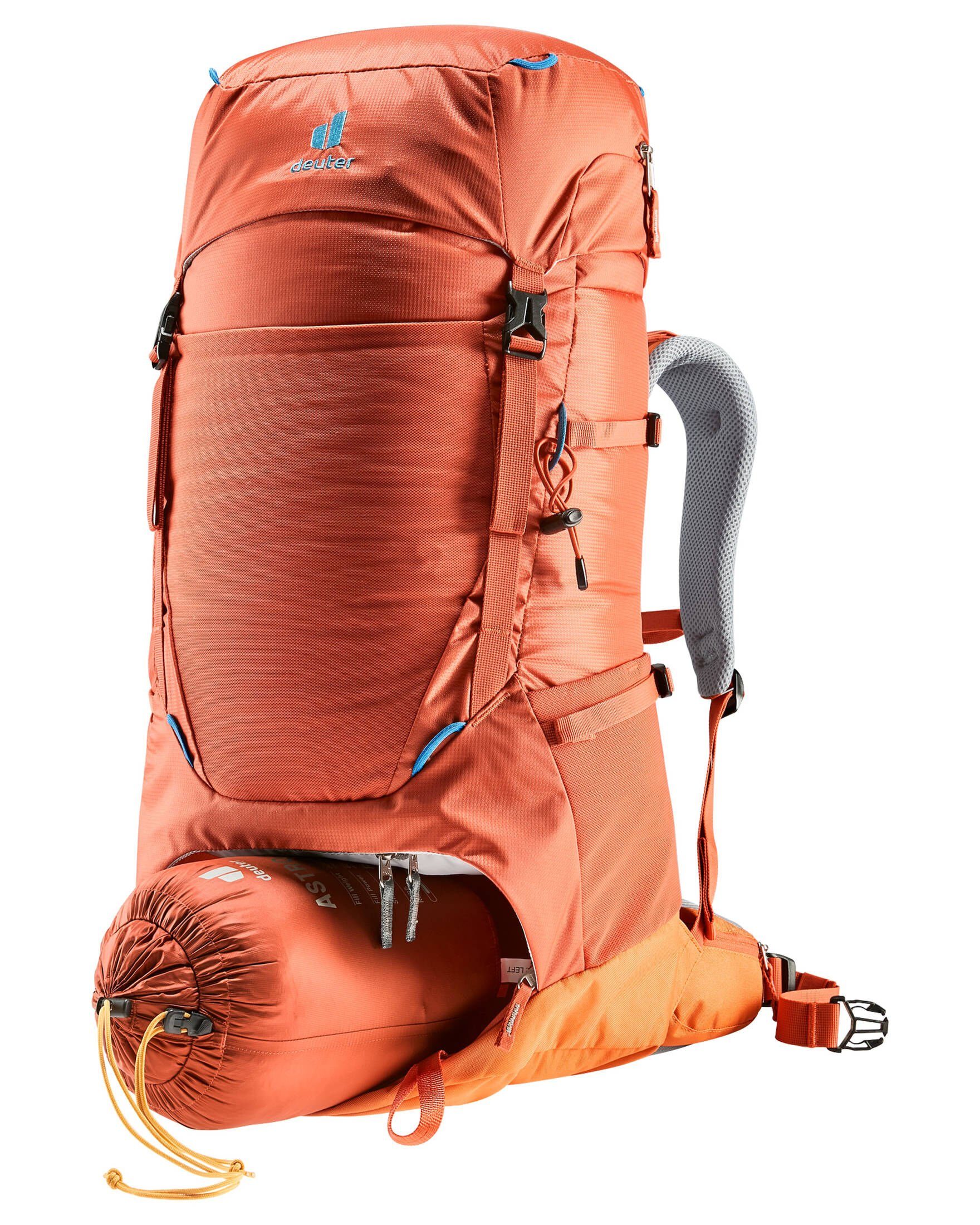 L) paprika-mandarine Wanderrucksack FOX Trekkingrucksack 40 deuter Kinder (4