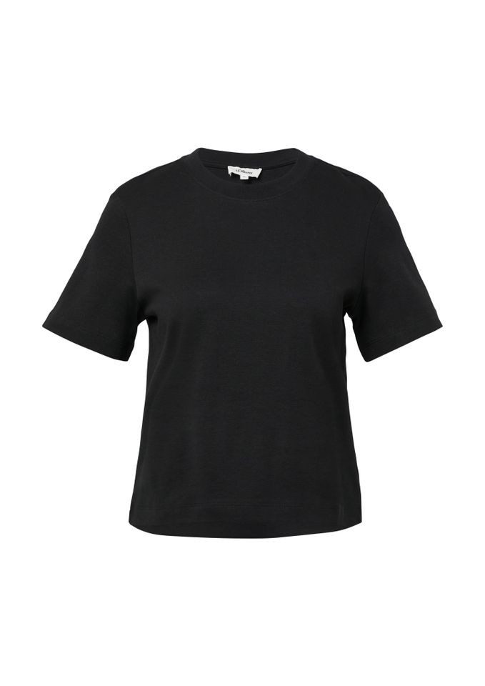 s.Oliver T-Shirt - Damen T-Shirt im verkürzten günstig online kaufen
